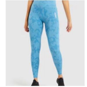 Gymshark adapt camo seamless leggings - Blue